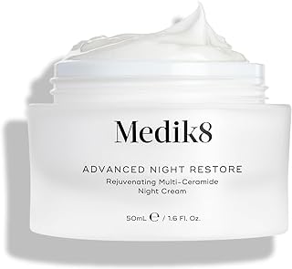 Medik8 Advanced Night Restore - Rejuvenating Multi-Ceramide Night Cream - Moisturiser - Deeply Nourish and Visibly Firm Your Complexion While You Sleep - 50ml