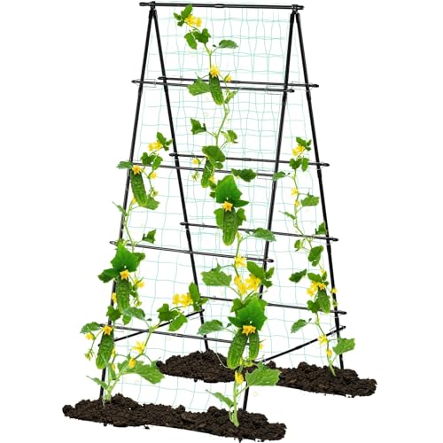 Yotoworth Garden Trellis for Climbing Plants, 71' H x...