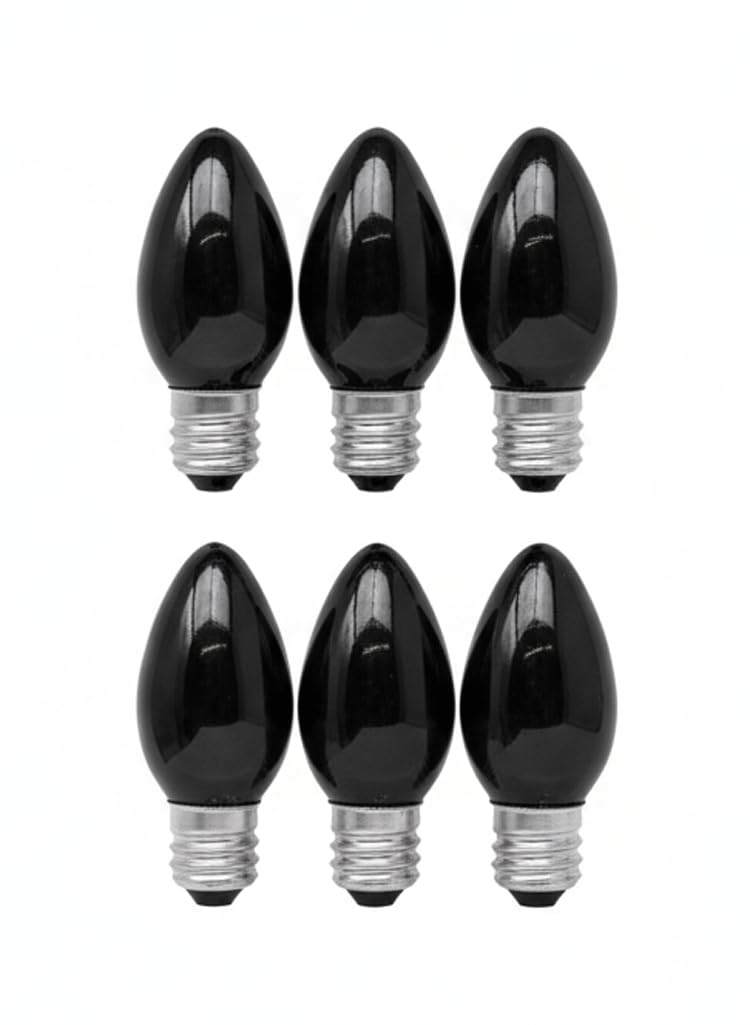 Photo 1 of ***ONLY 4 BULBS*** Sweet Online Deal Black Color Party Mini Night Light Bulb 6PC
