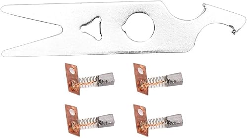 Miniatura 2 de Juego de llaves de cepillo de carbono, 2 pares de herramientas de repuesto para taladro de uñas