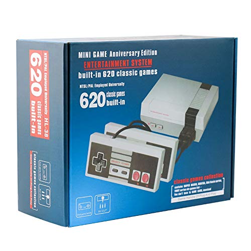 LIFTREN Plug & Play Classic Game Handheld Console,Classic Game Console Built-in 620 Game Handheld Game Console, Video Game Player Console for Family TV Video