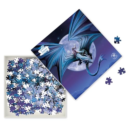 Puzzle de 1000 piezas para adultos Anne Stokes Moonstone de diseño fantástico