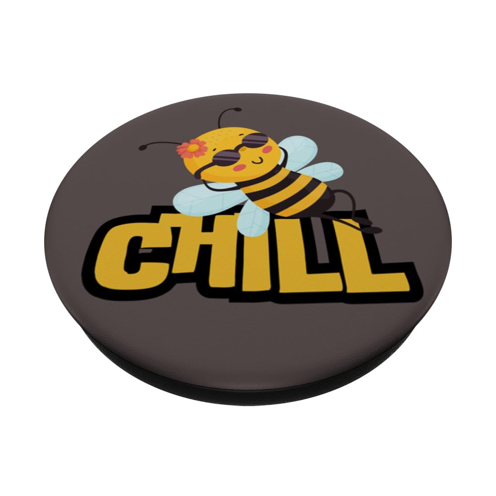 PopGrip Apiculteur – Design Y2K Japonais Avec Abeille | Support Adhésif Pour Téléphone Interchangeable