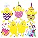 Baker Ross Osterküken Mix & Match Deko Anhänger Bastelset für Kinder (8 Stück) Kreativsets zum Basteln und Dekorieren zu Ostern