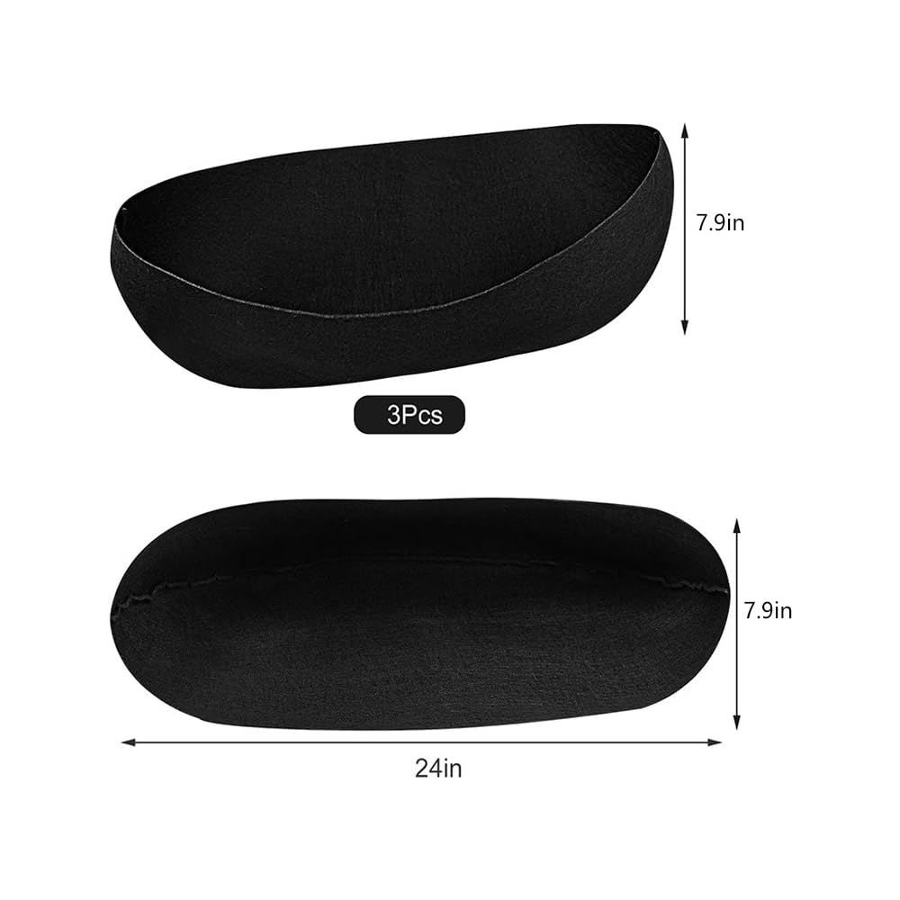 KBIBCK Hanging Basket Liner, 3PCS Felt Trough Planter Liners, Wall Basket Liner for Troughs 24 IN Outdoor Planter Liners - Image 2