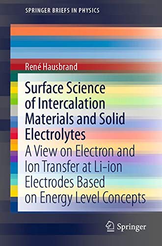 Buy Surface Science of Intercalation Materials and Solid Electrolytes — BookShops.in