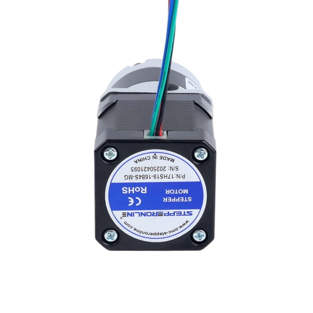 STEPPERONLINE Nema 17 Moteur pas à pas L = 40 mm 10:1 Engrenage planétaire | Série MG