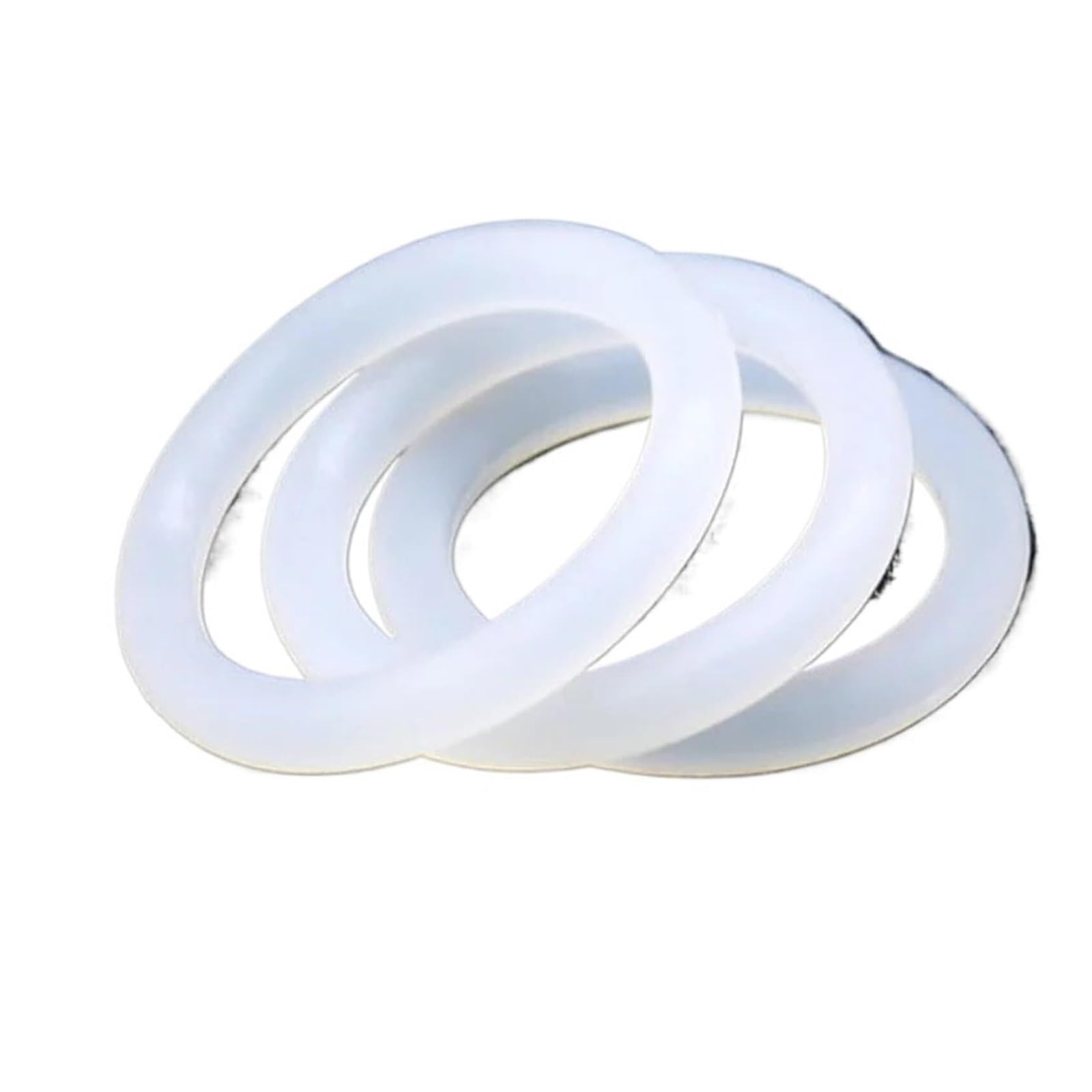 Silikonowe pierścienie uszczelniające O-ringi Zestaw 20 szt. białych silikonowych pierścieni O-ring o średnicy zewnętrznej 13–75 mm CS 3,0(OD 16mm CS 3.0mm)