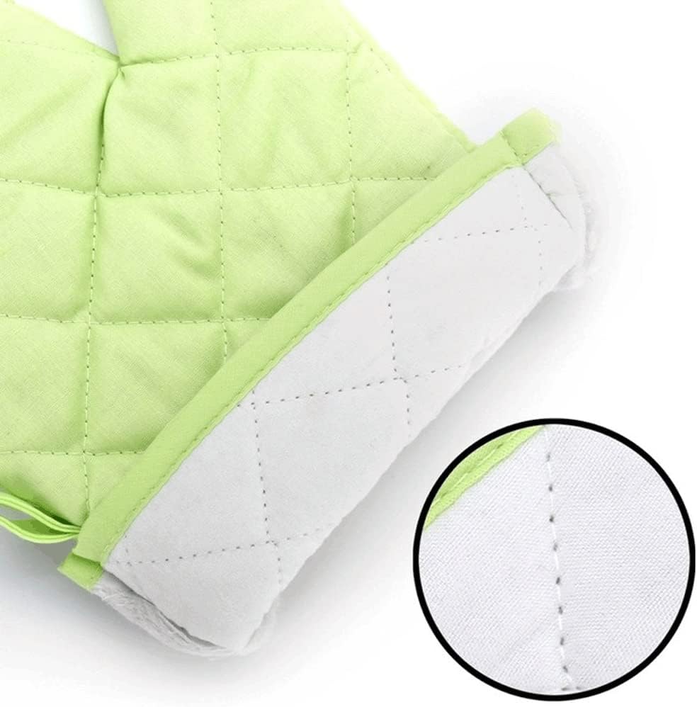 Oven Mitts Baking Anti-hot Gloves Pad Oven Baking Kitchen Tools (Color : Black, Size : 1) (Black 1)