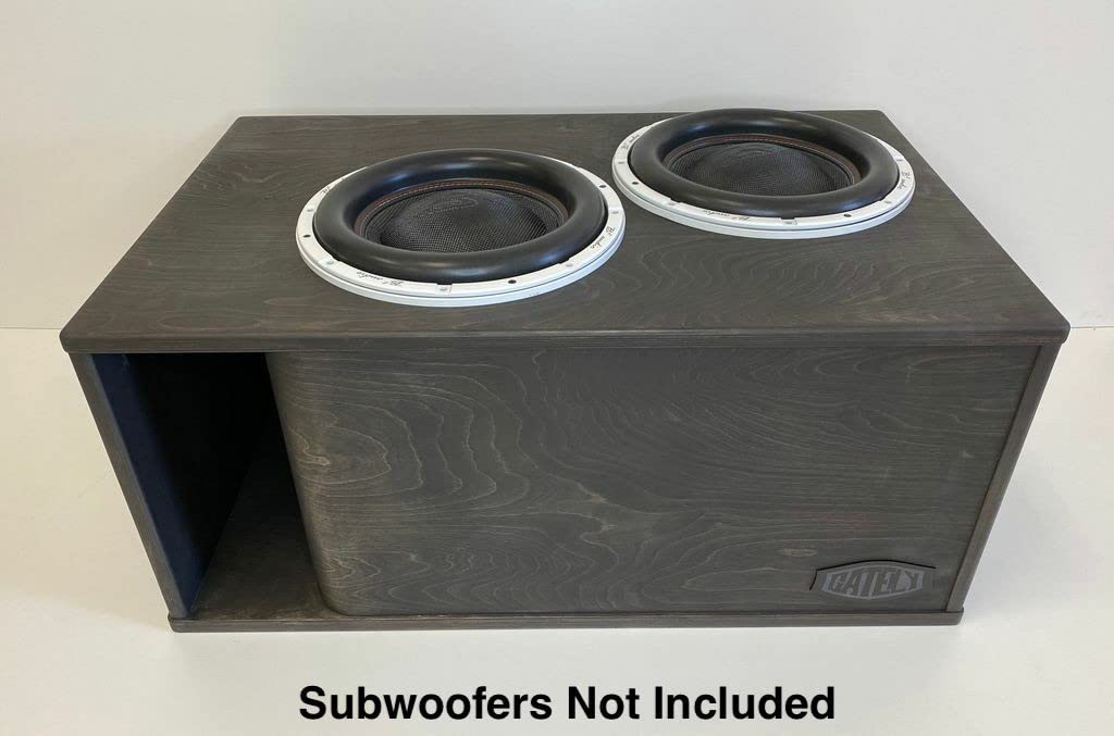 Gately Audio - 2 X 15” SUBWOOFER Enclosure SUBS UP/Port Back- 7.0CF
