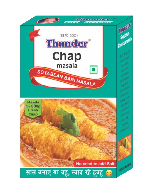See full amazon price history chart for Thunder Soya Chaap Masala 50gm: Complete recipe spice mix Thunder Soya Chaap Masala 50gm: Complete recipe spice mix (B0CDRTB3X8) Amazon Price History, Amazon Price Tracker
