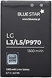 Blue Star Premium - Bater?a de Li-Ion litio 1300 mAh de Capacidad Carga Rapida 2.0 Compatible con el LG L3 / L5 / P970 Optimus / P690 Optimus Net Blue Star Premium - Bater?a de Li-Ion litio 1300 mAh de Capacidad Carga Rapida 2.0 Compatible con el LG L3 / L5 / P970 Optimus / P690 Optimus Net