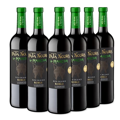 Pata Negra Roble - Vino Tinto D.O La Marcha, Edicion Fauna Ibérica - Caja de 6 Botellas x 750 ml