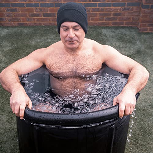 Ice Bath Tub Outdoor for Recovery 80cm Freestanding Cold Plunge Pool