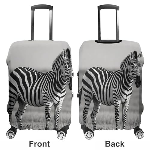 Luggage Cover Elastic Suitcase Cover Protector Washable Travel Baggage Covers Animal Zebra Luggage Covers Carry On Luggage Protector Anti-scratch 19-32 Inch S3