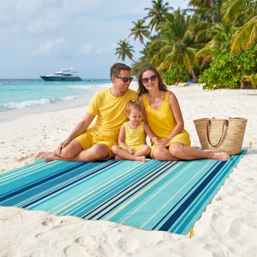 Beach Blanket Beach Mat Waterproof Picnic Camping Mat 79"x79" - image 1