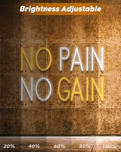 Save on NO PAIN NO GAIN Neon Sign with code V5GHJRB8 - Image 5