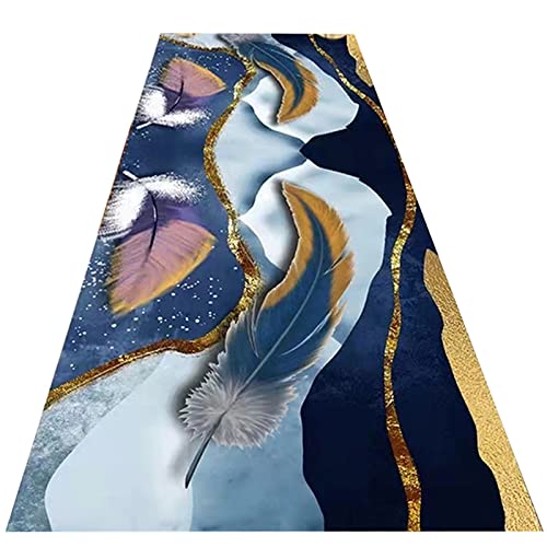 Swociro Tapis de Couloir, Multifonction Antidérapant Poils Bas Tapis de Zone, Lavable Microfibre Tapis pour Chambre Cuisine Vestiaire, Format Personnalisé (Couleur : Multi-Colored, Taille : 0.6x0.5M) Cover