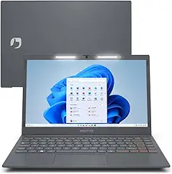 Notebook Positivo Vision C14, Intel Celeron N4500, 8GB RAM, 128GB eMMC, Tela 14" HD, Windows 11, Lumina BAR, Cinza