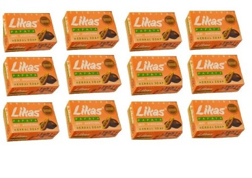 12x Originale Likas Papaya Pelle Sbiancante a Base...