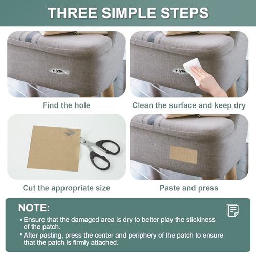 Image of Linen Canvas Repair Tape, 4 x 63 in Black Self-Adhesive Fabric Patch | Repairs boat covers, tents, sofas, awnings, sun shades and outdoor fabric with a durable waterproof adhesive patch.