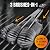 Kona 360/Clean Grill Brush - Powerful 30-Second Grill Cleaner - The World's Best Grill Brush, Bristle | Free of Brass Wire & Safe BBQ Grill Brush, BBQ Brush Accessory for Grill Cleaning Kit - 18 Inch