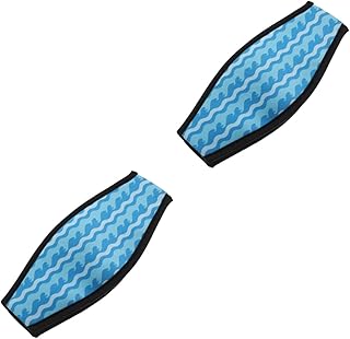 CLISPEED 2pcs Diving Hair Band Eyeglass Straps Hair Wrap Strips Dive Bag Dive Mask Straps Dive Glasses Strap Covers Diving Mask Strap Covers Diving Supplies Diving Straps Sleeve Diving Tool