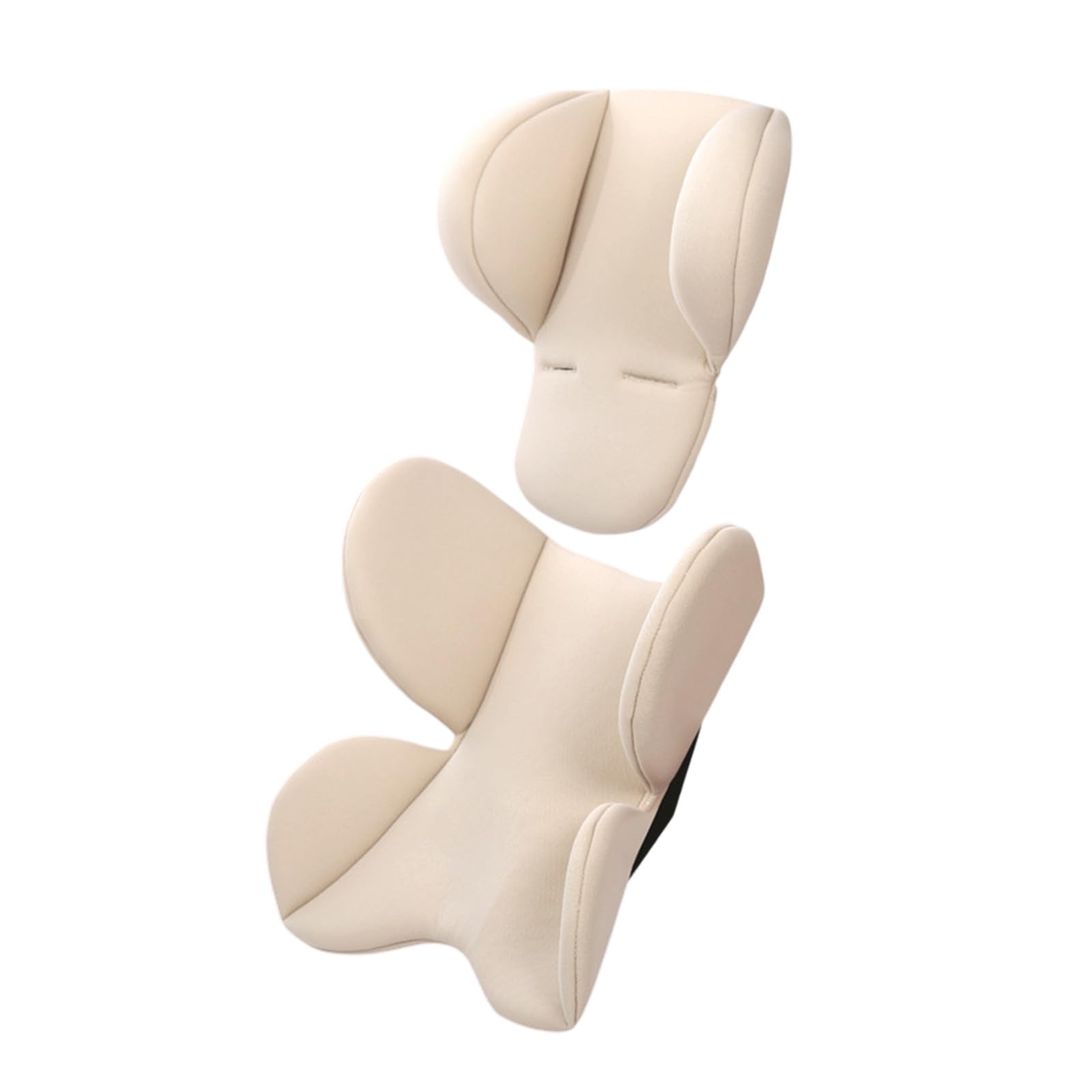 Cojín de asiento de coche para recién nacido, inserto de soporte para cabeza y cuerpo para asientos de coche, cochecitos y tumbonas