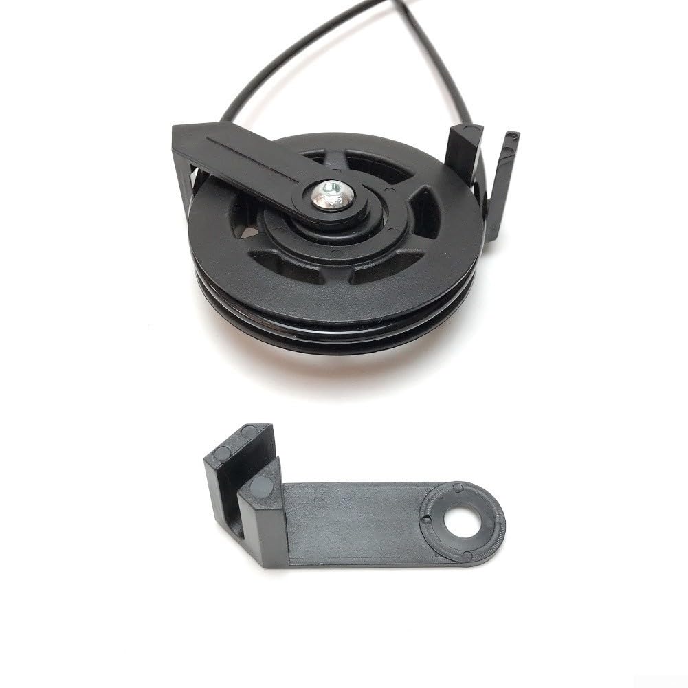 2Pcs Machine Pulley Guide Plates, Steel Cable Anti-Slip Fixing Rollers for Strength Training Racks, Plastic Gym Equipment Parts Black