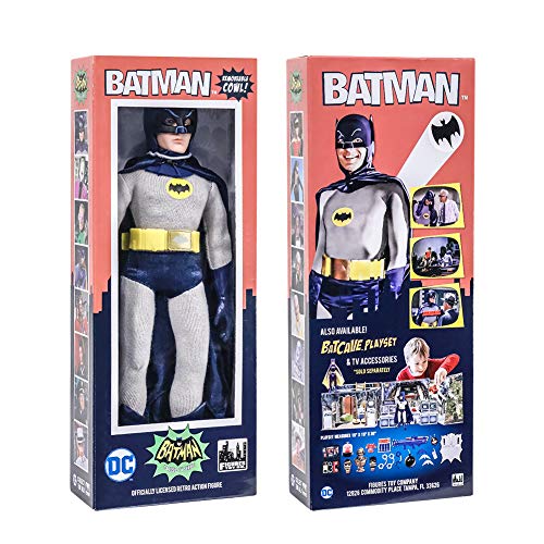 Figures Toy Company Batman Classic TV Series Boxed 8 Inch Action Figures: Batman (Removable Cowl)