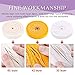 Swpeet 6Pcs 6 Inch Professional Buffing Polishing Wheels with 3 Colors Polishing Compounds Kit, Including Cotton (60 Ply), Yellow (42 Ply) and Flannel (30 Ply) with 1/2” Arbor Wheel for Bench Grindes