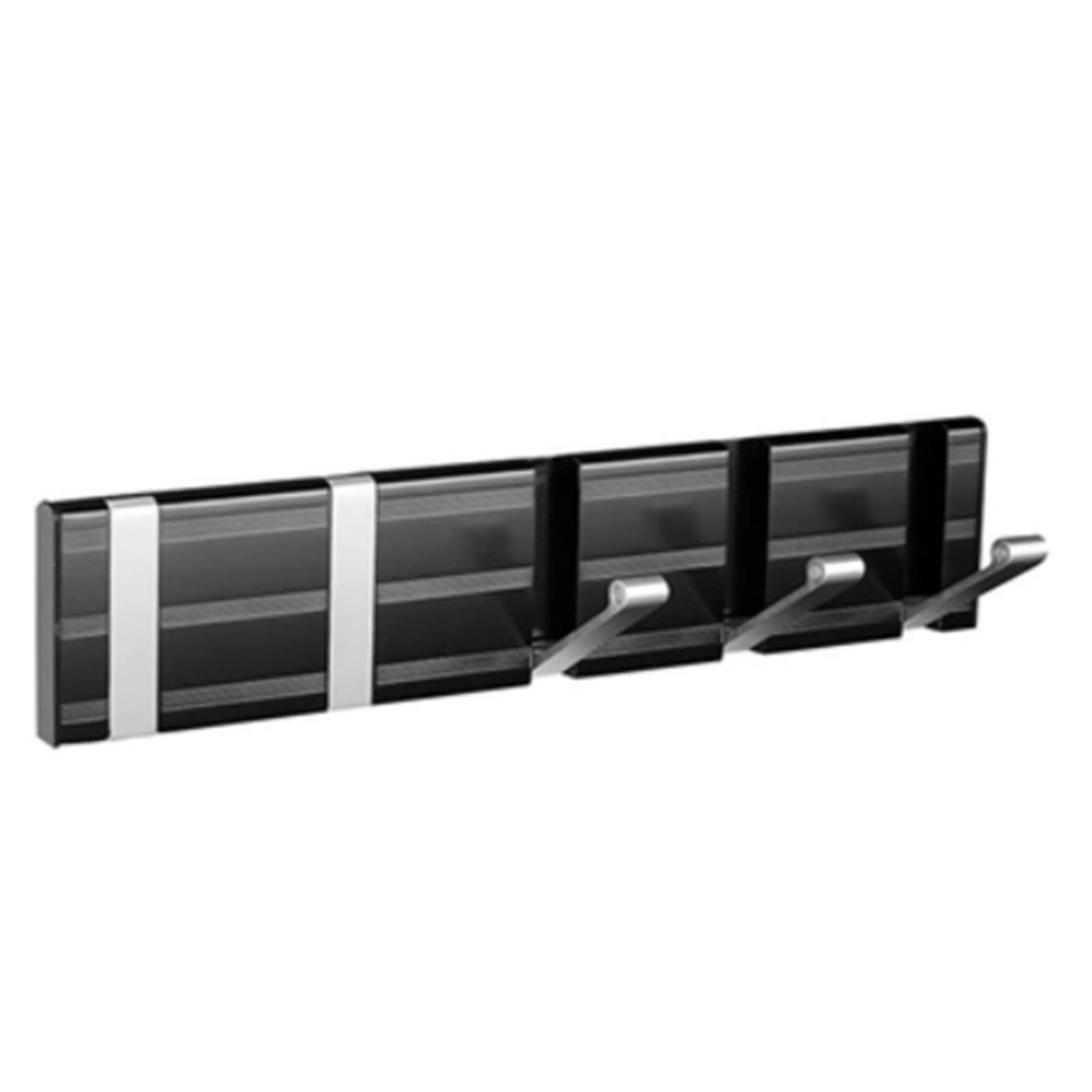 JINGYAN Standard Hangers Thickened Black Coat Hooks,Robe,Bathroom Towel Rack,Wall, Hanger Hook