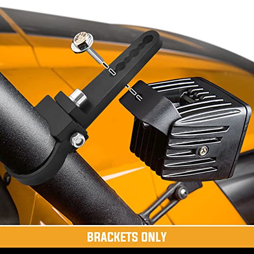 Image of Wsays 1.75 inch Roll Bar Light Mount, Roll Cage Tube Clamp Fit ATV UTV | Universal Custom Side Roll Cage Mount Fit for Polaris Ranger RZR Ace General, Fit for Kawasaki Teryx, Fit for Yamaha YXZ