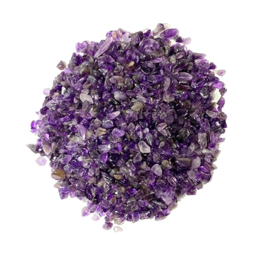 Toddmomy 1 Set Crystal Gravel Rocks Plant Gems Stones Fish Tank The Rock Fish Bowl Gravels for Vase Gravel Aquarium Decorative Gravels Vase Gravels Crystal Stone Purple