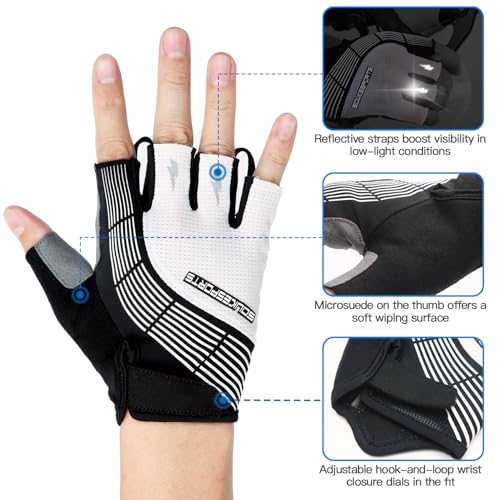 Souke Sports Half Finger Padded Gloves