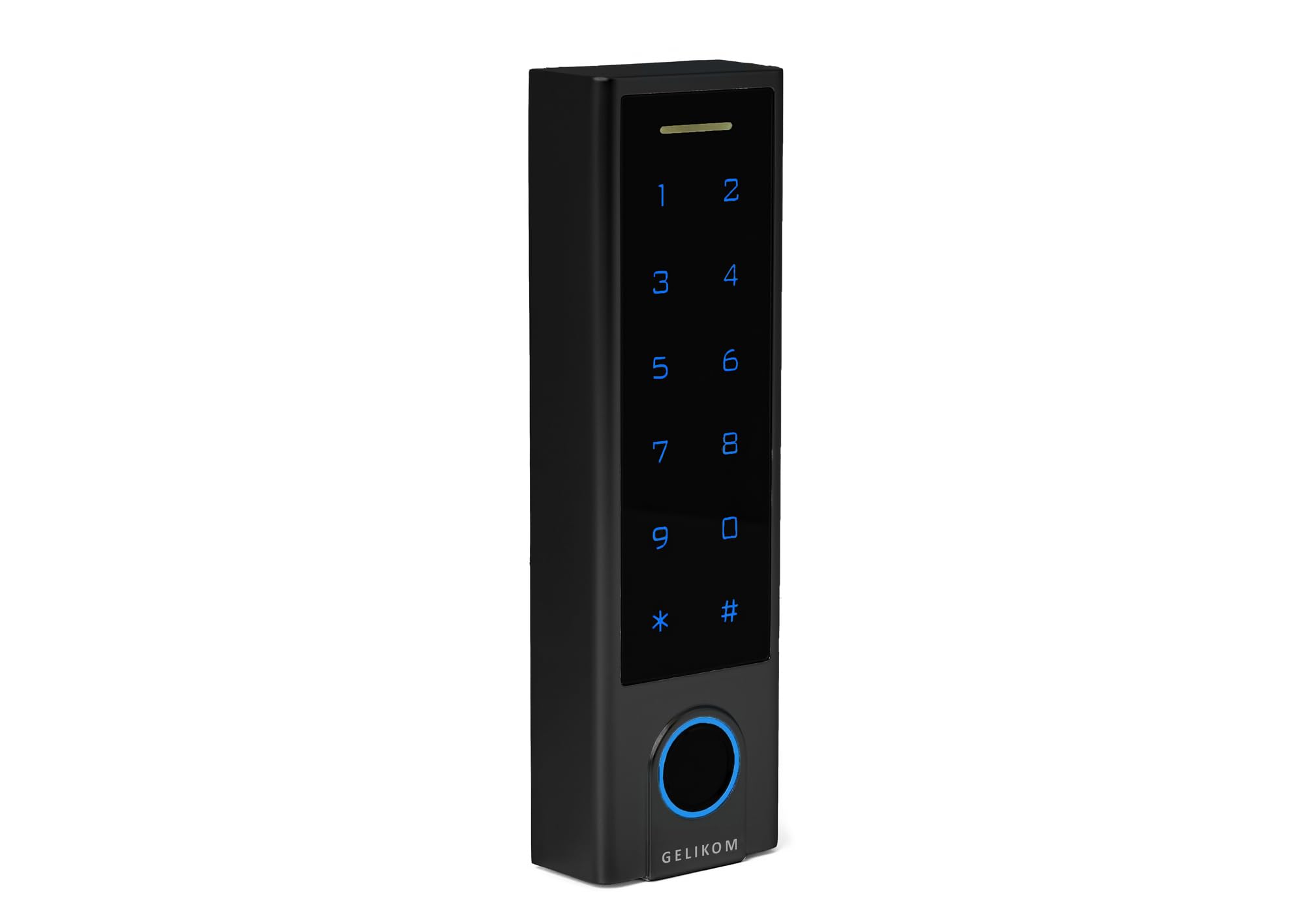 Smart Home Codeschloss mit Fingerprint, Fingerabdruck in Schwarz | RFID und PIN möglich | verwaltbar mit APP | wasserdicht und stromsparend | einfache Installation