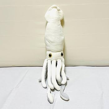 Amazon.co.jp: くったりダイオウイカ3 ぬいぐるみ 白 : おもちゃ