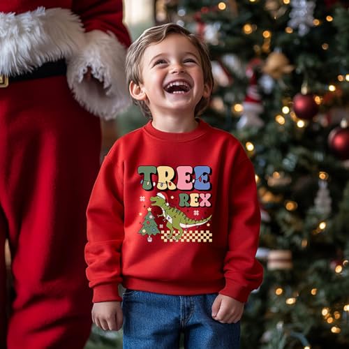 Toddler Boy Girl Christmas Sweatshirts Kid Ugly Xmas Shirt Cotton Long Sleeve Top 3-10 Years2