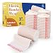 Cotton Elastic Bandage 4 Pack. 3 Inches Wide x (13 to 15 ft. When Stretched) with Hook and Loop Closure on Both Ends, Latex Free Bandage. Perfect Compression Wrap for Varicose Veins,Sprained Ankle
