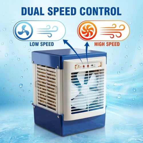 Image of Reliable CoolCube Mini Air Cooler with Type-C Fast Charging | Portable Personal Air Cooler Fan | Energy Efficient Desktop Cooling for Office, Bedroom, Study & Travel