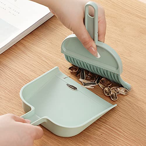 Mini Besen Tischfeger CTDMJ Schaufel Und Besen Set Kehrschaufel Und Besen Set Tischbesen Besen und Kehrschaufel Set Mini Kehrblech und Handfeger Besen für Haus, Büro, Schule und Haustier Reinigung – Bild 7
