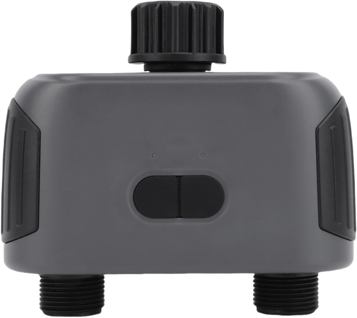 Yctze 2 Outlets Smart Irrigation Timer, Adjustable Watering Sprinkler Timer, Water Valve Controller with Adjustable Function, Ideal for Garden Lawn Drip Irrigation System, 3/4