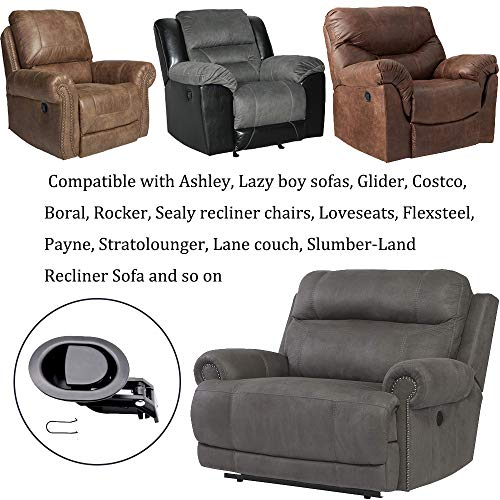 ttmagic Universal Metal Sofa Chair Recliner Release Pull Handles Replacement Parts with Cable