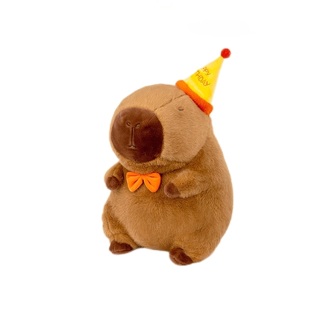 可爱水豚软萌毛绒玩具抱枕