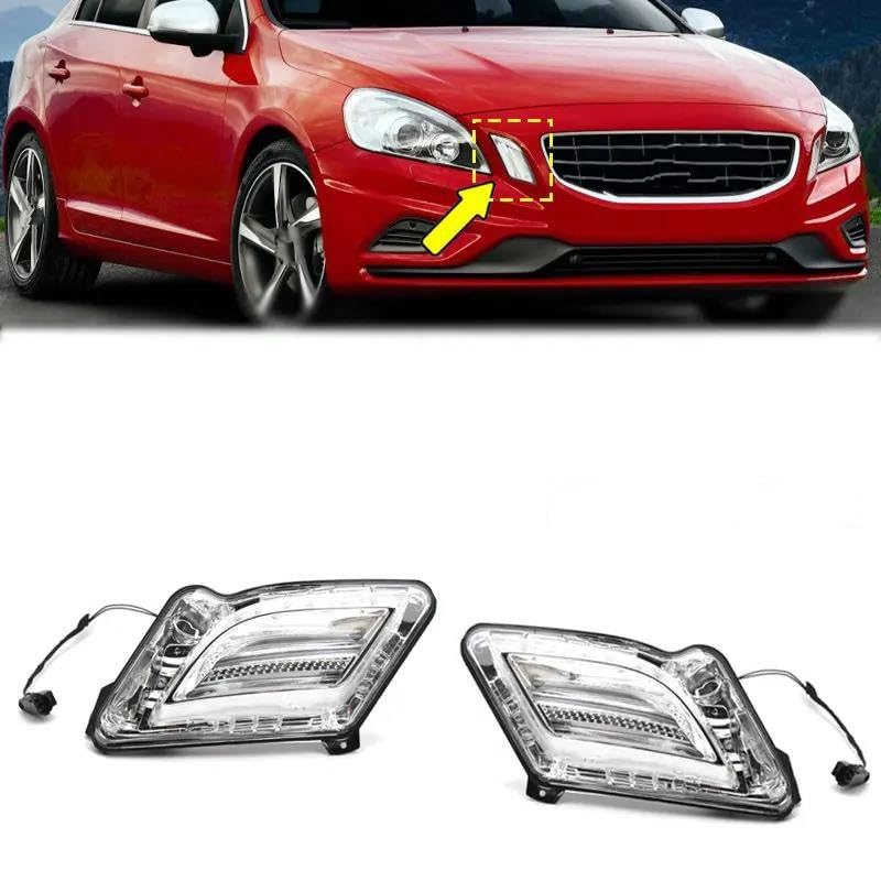 Rynplex Paire, For VOLVO, S60 V60 2011 2012 2013 39802699 39802681 Auto Pare-chocs Avant Lave-phare Buse De Pulvérisation Couvercle Capuchon Gauche Côté Droit Protection étanche Pour Buse De Lave-auto