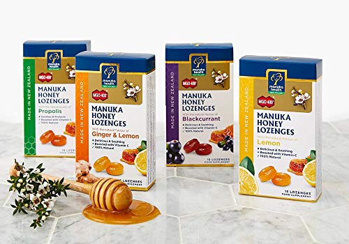 Manuka Health, MGO 400+ Manuka Honey Lozenges with Lemon, 15 lozenges, 2.66 oz