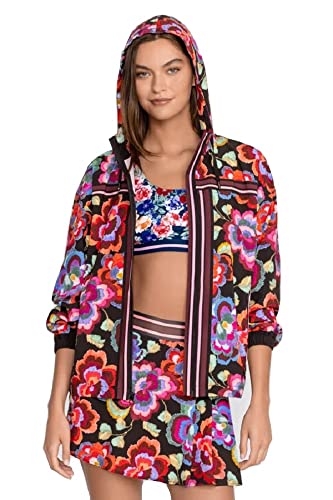 Johnny Was Calanthe Full Zip Jacket - A2223-4 (Multi, Medium) Johnny Was Calanthe Full Zip Jacket - A2223-4 (Multi, Medium)