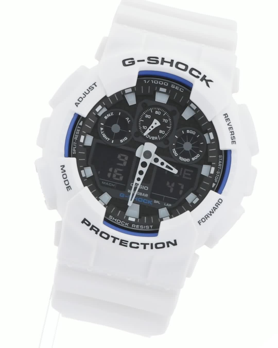 Amazon.co.jp: [カシオ] 腕時計 ジーショック GA-100B-7AJF ホワイト