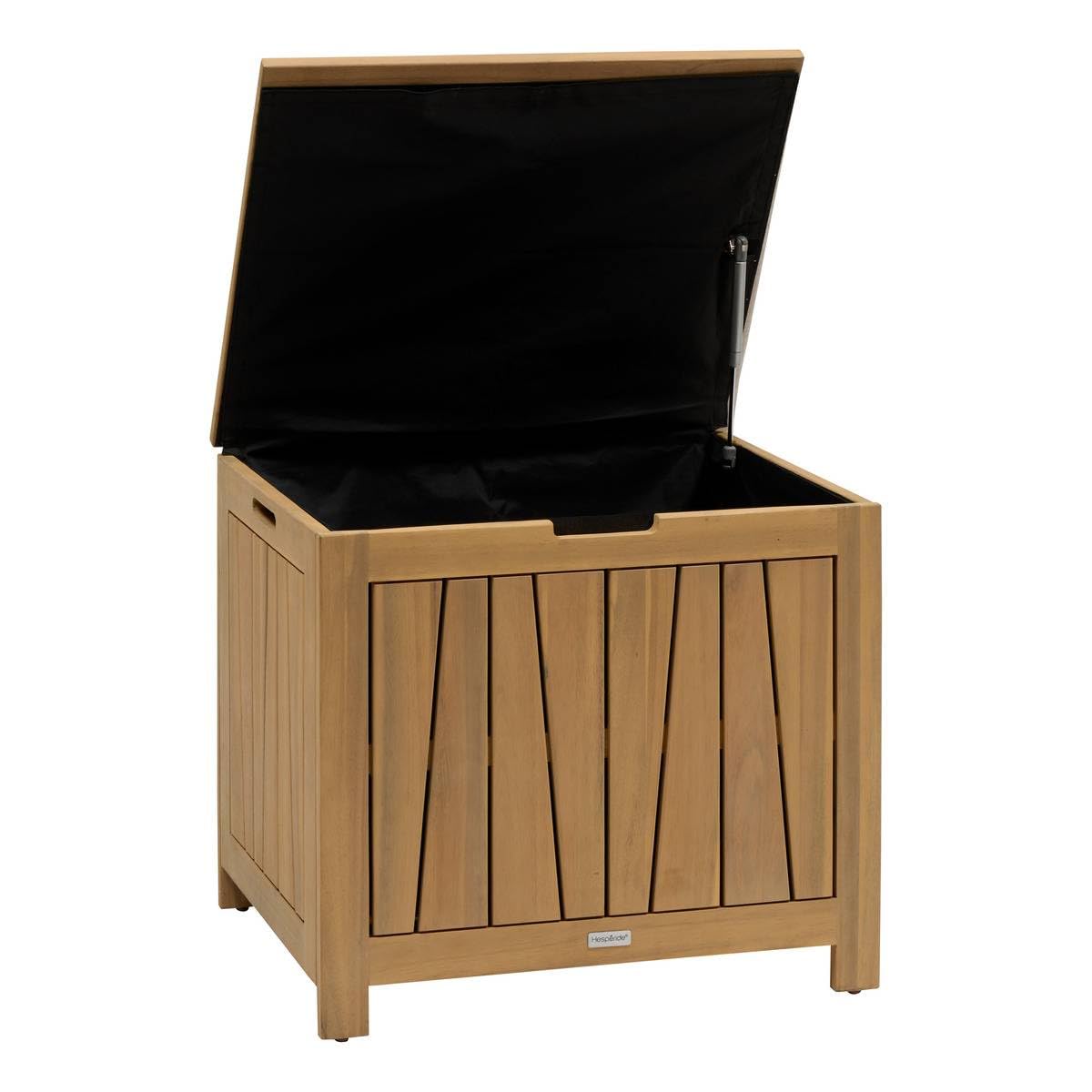 Hespéride - Coffre de rangement 100l avec assise lodgia beige acacia