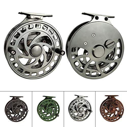 Z Aventik 2nd Generation High Reel Feet Center-Pin Floating Reel CNC machined Easy Line Through (Gunsmoke)